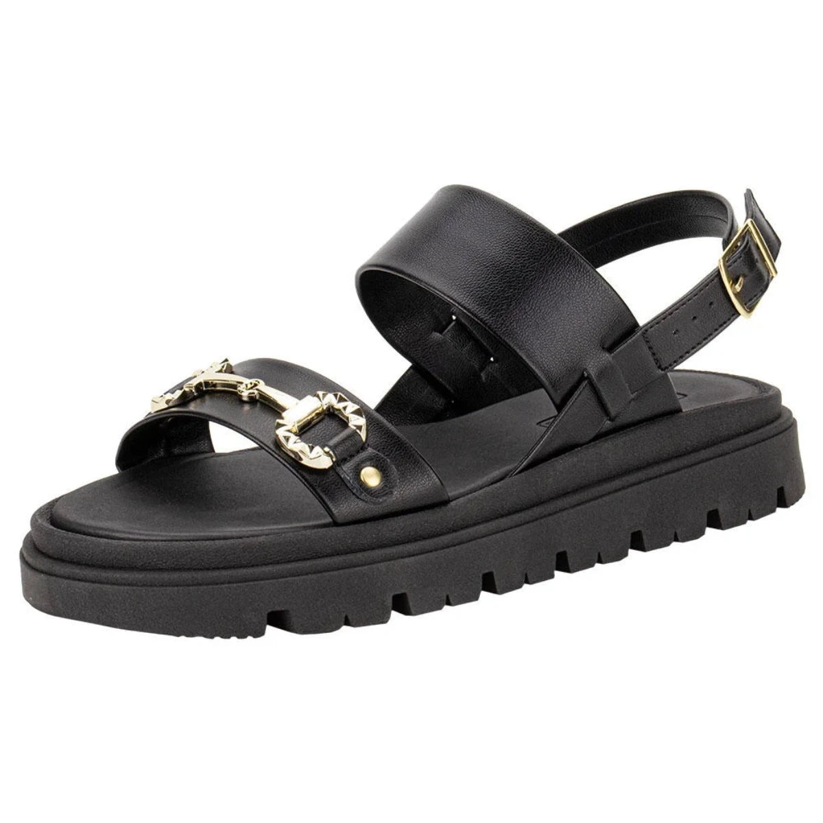 Sandália Papete Feminina Moleca Flatform Soft Confortável Original