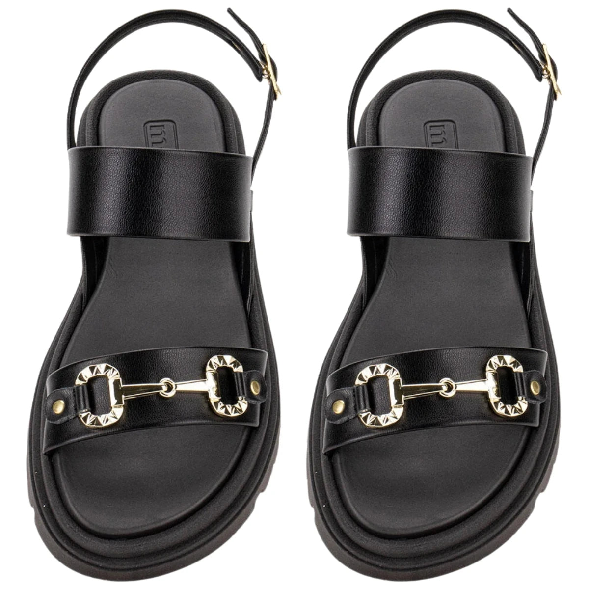 Sandália Papete Feminina Moleca Flatform Soft Confortável Original