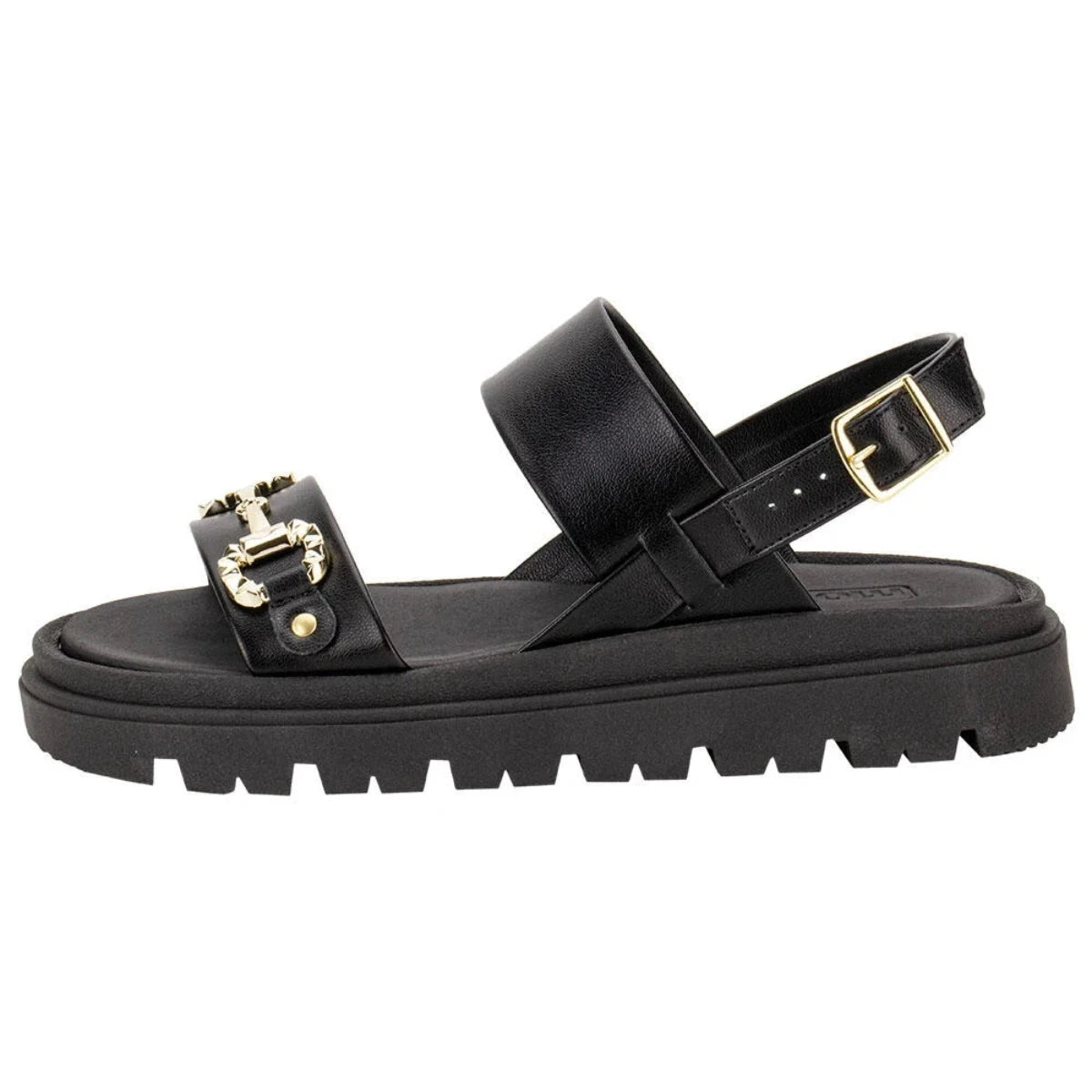 Sandália Papete Feminina Moleca Flatform Soft Confortável Original