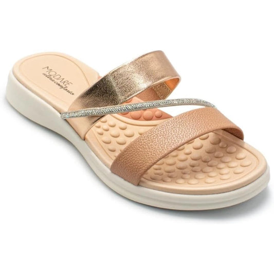 Sandália Papete Feminina Modare Soft com Strass Confortável Original Lançamento